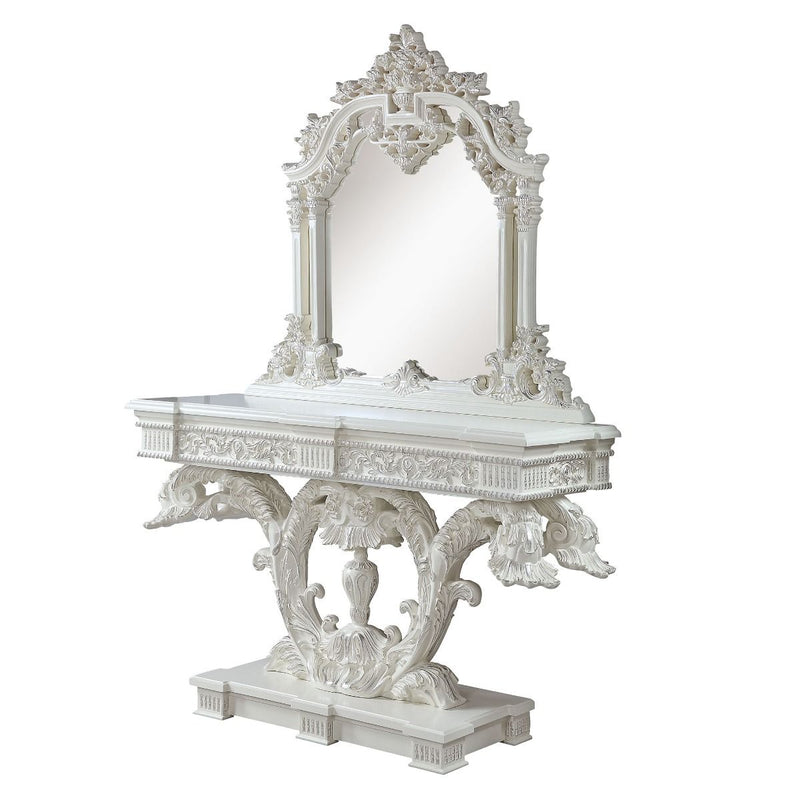 Vanaheim - Sofa Table - Antique White - R&R Furniture Gallery (Fountain Valley, CA)