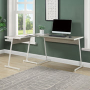 Carver - Computer Desk - Gray & White - R&R Furniture Gallery (Fountain Valley, CA)