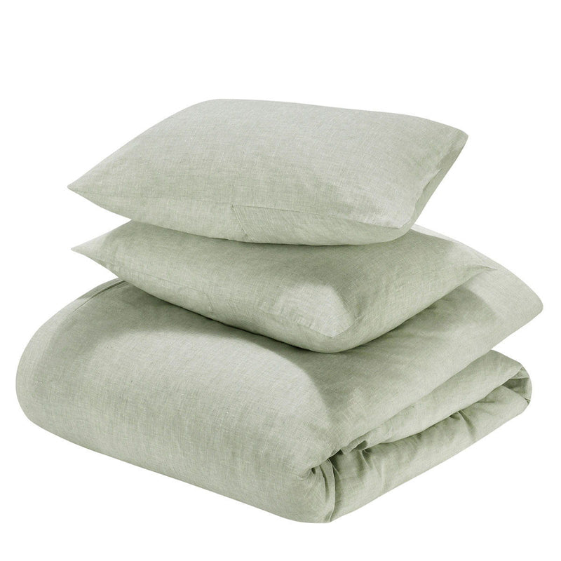 Jayson - Linen Cashmere 3 Piece Duvet Set - R&R Furniture Gallery (Fountain Valley, CA)