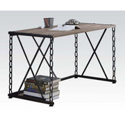 Jodie - Writing Desk (Same Ac00905) - Rustic Oak & Antique Black - R&R Furniture Gallery (Fountain Valley, CA)