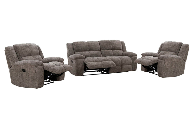 Buster - Manual Glider Reclining Sofa Set - R&R Furniture Gallery (Fountain Valley, CA)