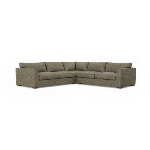 Classic Home Bryson 3-piece ElPaso stationary sectional sofa with plush cushions and modern design, shown in a cozy living room setting.