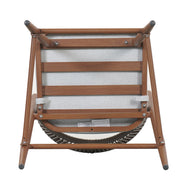 Outdoor 26" Counter Height Metal Frame Counter Stools With Scallop Shaped Backrest & Water Resistant Cushions - R&R Furniture Gallery (Fountain Valley, CA)
