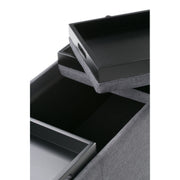 Avalon - Upholstered Storage Ottoman - R&R Furniture Gallery (Fountain Valley, CA)