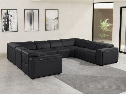 1224 - 8-Piece U-Shaped Sectional Sofa In With 4 Power Recliners & Power Headrests - R&R Furniture Gallery (Fountain Valley, CA)