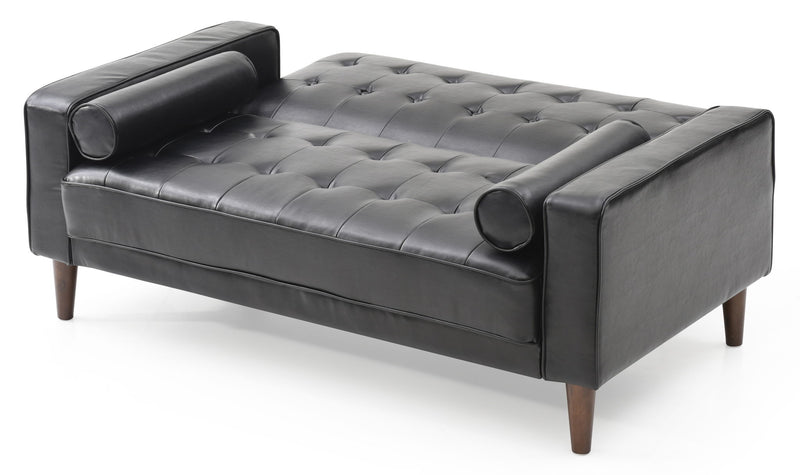Contemporary Glory Furniture loveseat for two, modern futon loveseat with sleek design and comfortable cushions.