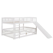 Low Bunk Bed With Slide, Fence And Ladder - R&R Furniture Gallery (Fountain Valley, CA)