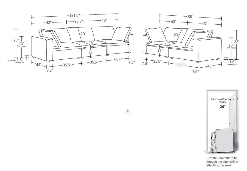 1100 - Sofa Set