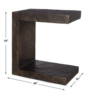 Obra - Outdoor Side Table - Bronze
