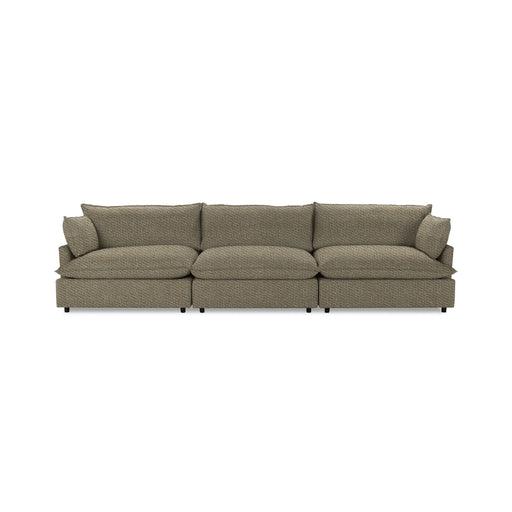 Classic Home Caplan modular sectional with plush cushions and contemporary design, shown in a spacious living room setting.