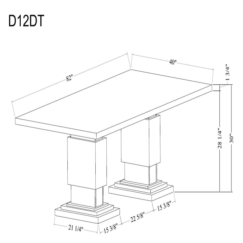 Stacey - Dining Table - Multicolor - R&R Furniture Gallery (Fountain Valley, CA)