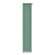 Handcrafted Amherst 5-shelf bookcase by Simpli-Home, showing a wooden standard bookcase with five spacious shelves.