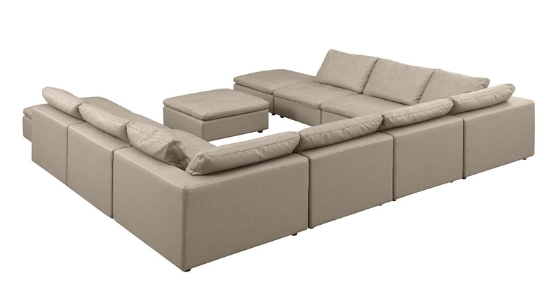 1100 - Top-Grain Italian Leather 11-Piece Sectional With Chaise