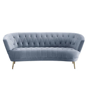Bayram - Sofa - Light Gray Velvet - R&R Furniture Gallery (Fountain Valley, CA)