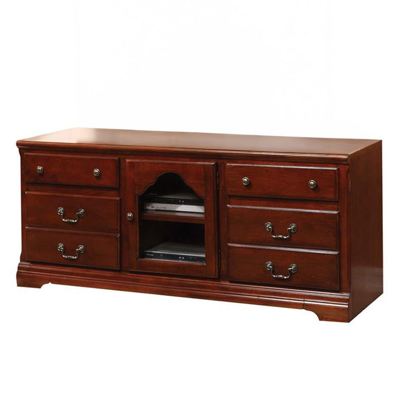 Hercules - TV Stand - Cherry - R&R Furniture Gallery (Fountain Valley, CA)