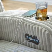 Forest Lake - Power Reclining Sofa With Adj Headrest - R&R Furniture Gallery (Fountain Valley, CA)