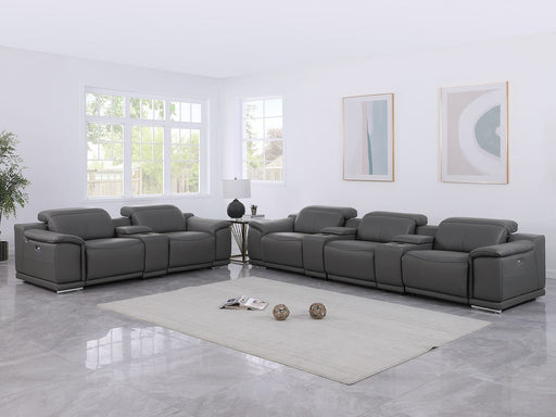 9762 - 8-Piece Modular Power Reclining Sofa And Console Loveseat Set With - R&R Furniture Gallery (Fountain Valley, CA)