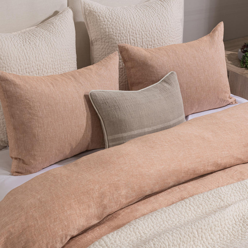 Jayson - Linen Cashmere 3 Piece Duvet Set - R&R Furniture Gallery (Fountain Valley, CA)