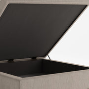 Owen - Multifunctional Square Coffee Table Storage Ottoman - R&R Furniture Gallery (Fountain Valley, CA)
