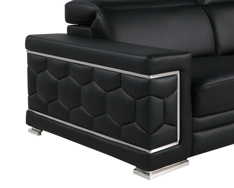 296 - Leather Sofa - R&R Furniture Gallery (Fountain Valley, CA)