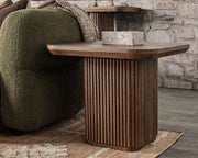 Vander - Solid Wood Square End Table - R&R Furniture Gallery (Fountain Valley, CA)