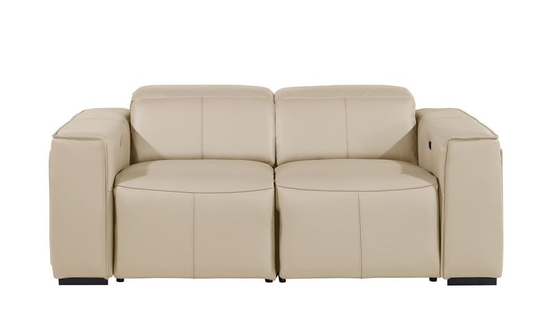 1224 - 2-Piece Modular Power Reclining Loveseat In With 2 Power Recliners & Power Headrests