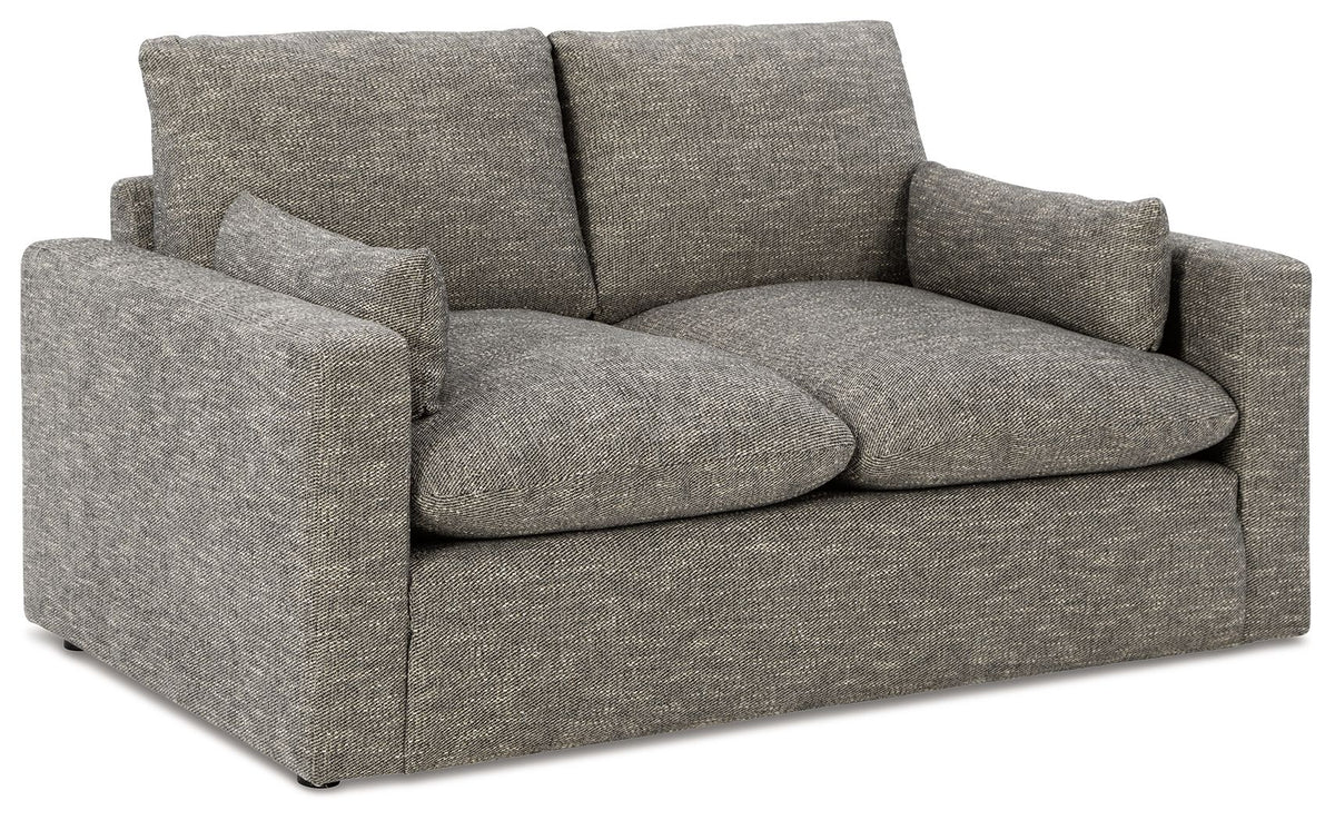 Dramatic - Loveseat - Granite - R&R Furniture Gallery (Fountain Valley, CA)
