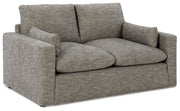Dramatic - Loveseat - Granite - R&R Furniture Gallery (Fountain Valley, CA)