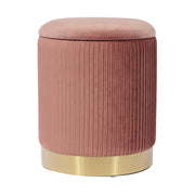 Zoe - Velvet Storage Ottoman - R&R Furniture Gallery (Fountain Valley, CA)