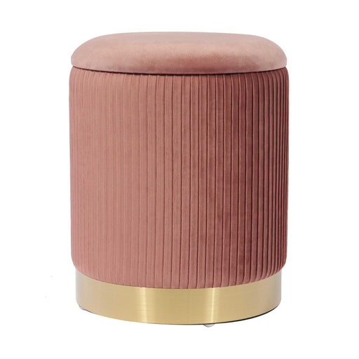Zoe - Velvet Storage Ottoman - R&R Furniture Gallery (Fountain Valley, CA)