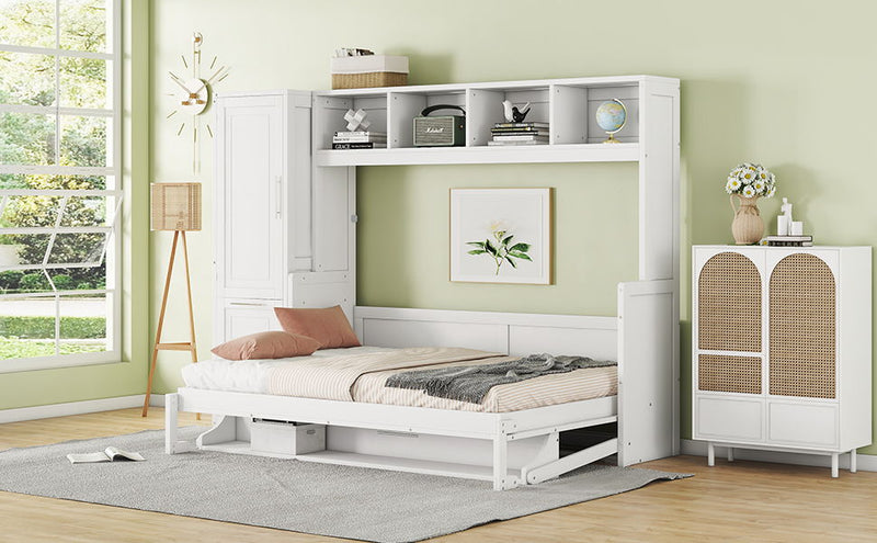 Space Saving Murphy Wall Bed With Closet And Drawers - R&R Furniture Gallery (Fountain Valley, CA)