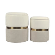 Gigi - Storage Ottoman (Set of 2) - R&R Furniture Gallery (Fountain Valley, CA)