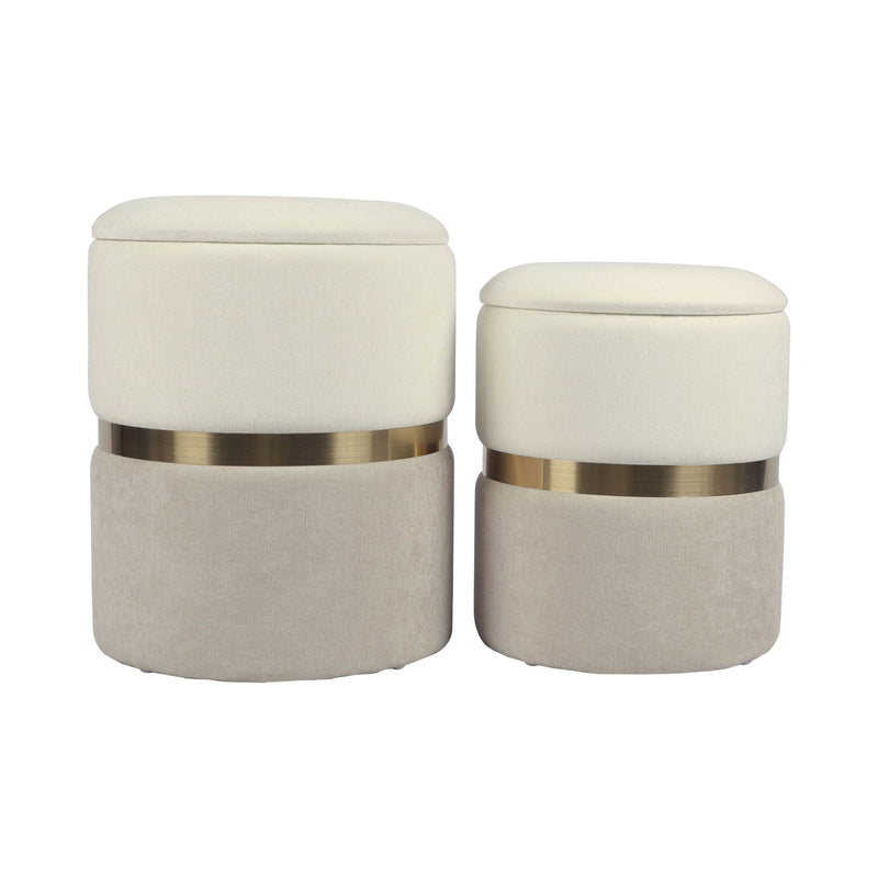 Gigi - Storage Ottoman (Set of 2) - R&R Furniture Gallery (Fountain Valley, CA)