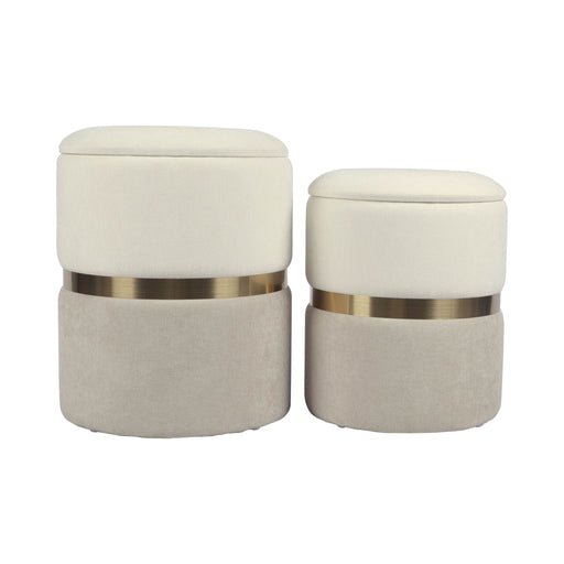 Gigi - Storage Ottoman (Set of 2) - R&R Furniture Gallery (Fountain Valley, CA)