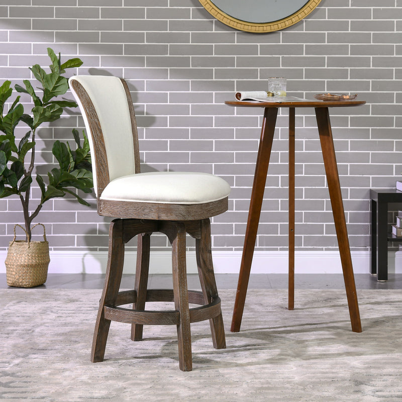 Henry - Armless Swivel Counter Height Bar Stool - R&R Furniture Gallery (Fountain Valley, CA)