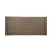 Outdoor Dining Table - Gray / Rustic Metal - R&R Furniture Gallery (Fountain Valley, CA)