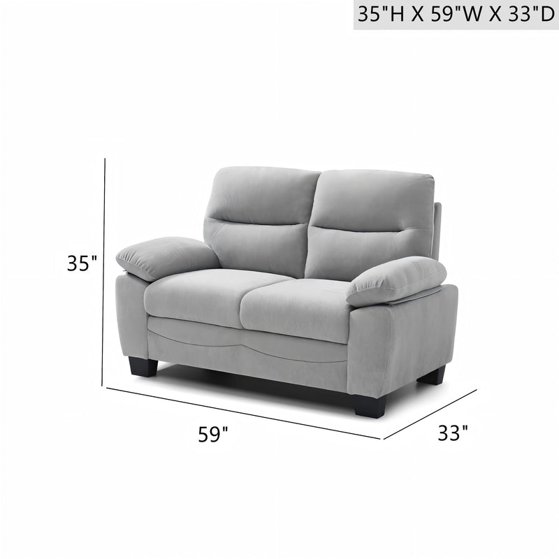 Summerton - Loveseat With Pillow Top Arms And Removable Back - R&R Furniture Gallery (Fountain Valley, CA)