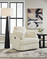 Tie-breaker - Swivel Glider Recliner - R&R Furniture Gallery (Fountain Valley, CA)