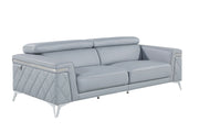 1140 - Top Grain Italian Leather Sofa - R&R Furniture Gallery (Fountain Valley, CA)