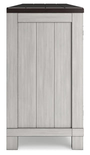 Darborn - XL TV Stand W/Fireplace Option - Gray / Brown - R&R Furniture Gallery (Fountain Valley, CA)