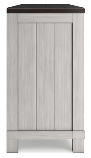 Darborn - 88" TV Stand With Electric Infrared Fireplace Insert - Gray / Brown - R&R Furniture Gallery (Fountain Valley, CA)