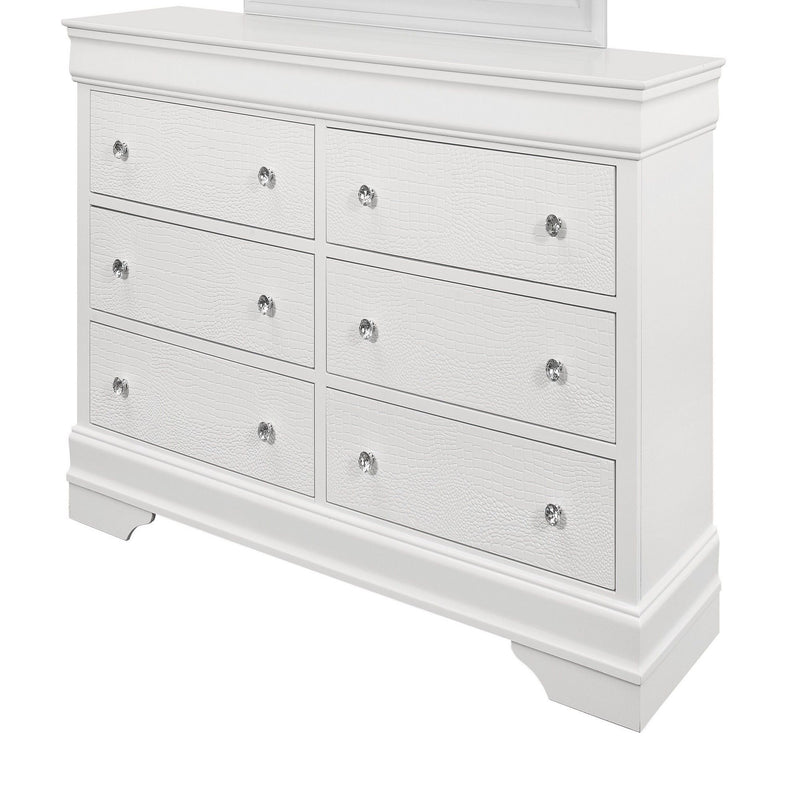 Shaker - Crocodile Metallic Dresser - R&R Furniture Gallery (Fountain Valley, CA)