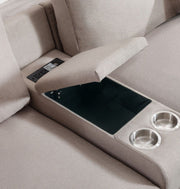 Nolan - Fabric 6 Piece Sectional Sofa With Pillows And Interchangeable Legs - R&R Furniture Gallery (Fountain Valley, CA)