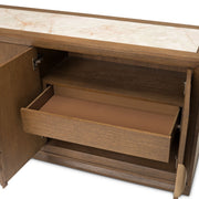 Portrait - Sideboard With LED Lights - Sienna Brown - R&R Furniture Gallery (Fountain Valley, CA)