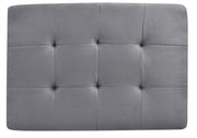 Contemporary upholstered ottoman by Glory Furniture featuring a sleek design and soft fabric, perfect for modern living rooms.