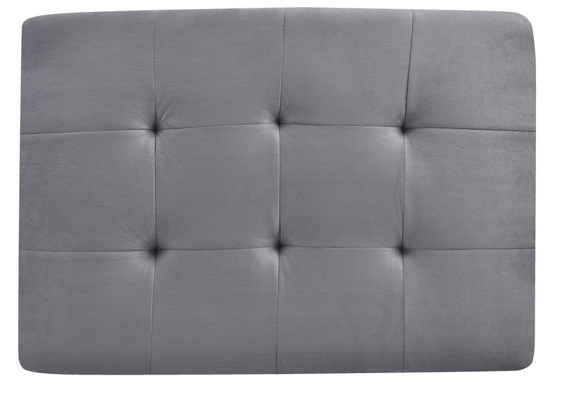 Contemporary upholstered ottoman by Glory Furniture featuring a sleek design and soft fabric, perfect for modern living rooms.