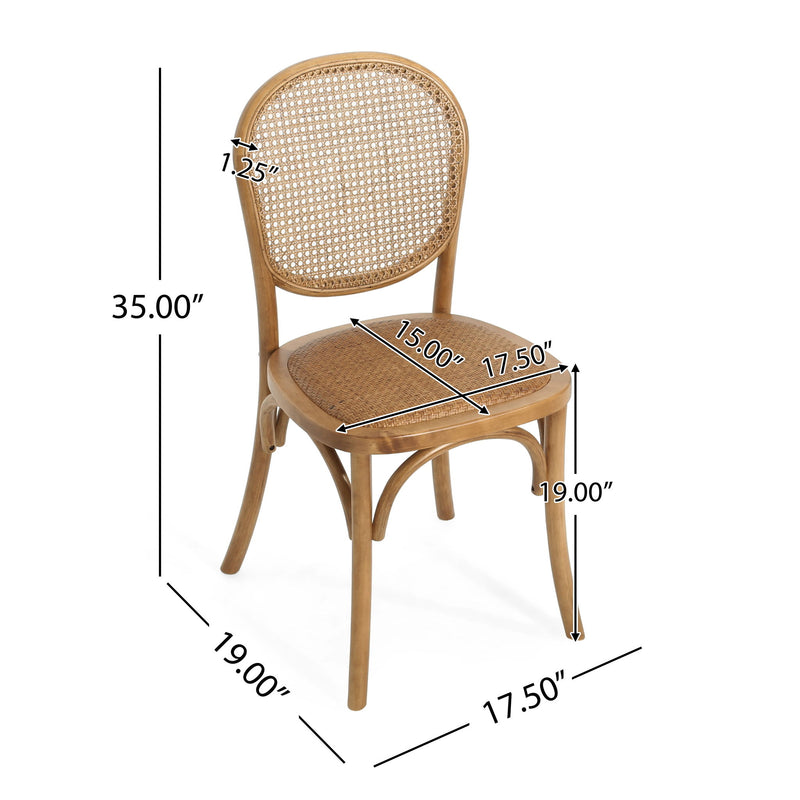 Vintage Style Dining Chairs (Set of 2) - R&R Furniture Gallery (Fountain Valley, CA)