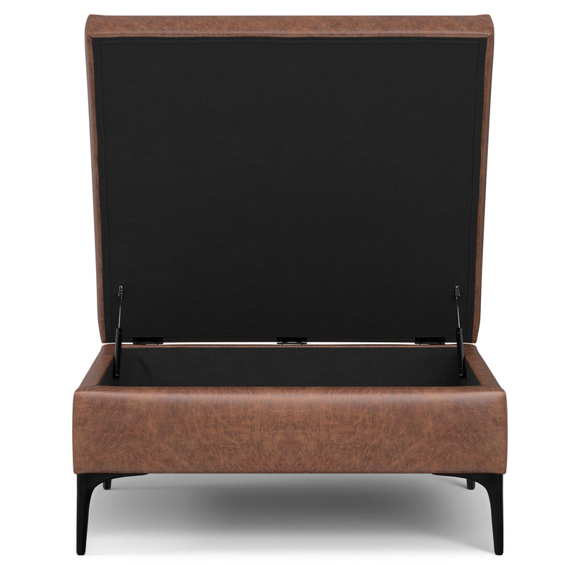 Rebecca - Multifunctional Coffee Table Storage Ottoman With Lift Up Lid - R&R Furniture Gallery (Fountain Valley, CA)