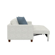 Pop Up Sleeper Sofa For Living Spaces - White - R&R Furniture Gallery (Fountain Valley, CA)