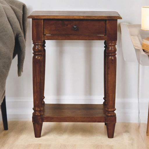 Turned Legs Drawer Table - R&R Furniture Gallery (Fountain Valley, CA)
